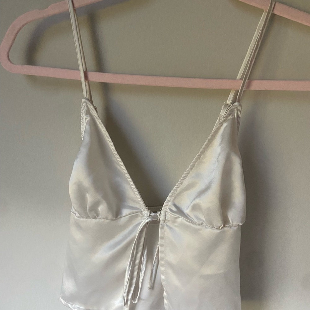 H&M Cream Satin Chemise